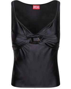 DIESEL Sleeveless Tops - Noir