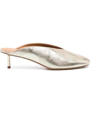 Forte Forte Heeled Mules - White