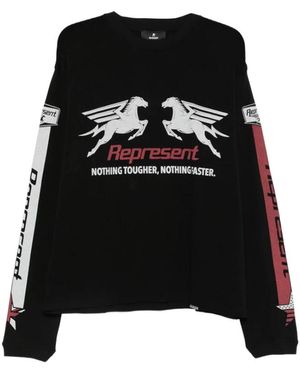 Represent Long Sleeve Tops - Black