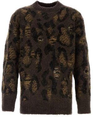 Junya Watanabe Round-Neck Knitwear - Black