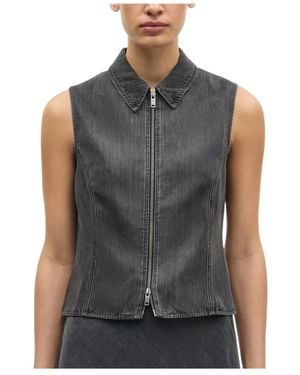 Samsøe & Samsøe Denim Shirts - Gris