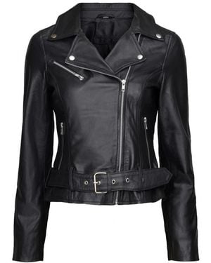 Notyz Leather Jackets - Black