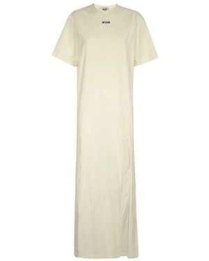 MSGM Maxi Dresses - Neutro