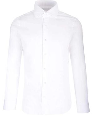 Barba Napoli Formal Shirts - White
