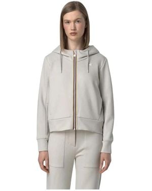 K-Way Hoodies & Sweatvesten ,Grijs ,Divine Light Spacer