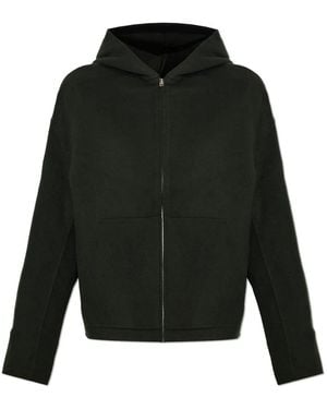 Acne Studios Kaschmirjacke Mit Kapuze - Schwarz