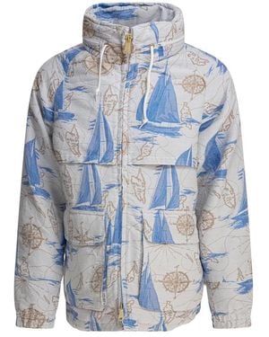 Beams Plus Jassen ,Blauw ,Lichte Jassen