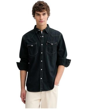 Levi's Casual Hemden - Zwart