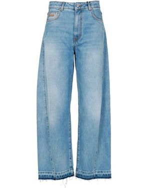 MSGM Loose-Fit Jeans - Azul