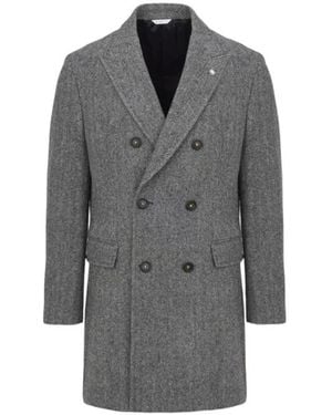 Manuel Ritz Double Breasted Suits - Grey