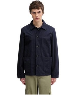 A.P.C. Jassen ,Blauw ,Katoen Brest Overshirt