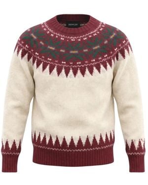 Howlin' Round-Neck Knitwear - Rouge