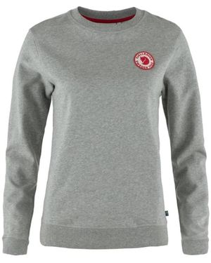 Fjallraven 1960 Logo Badge Sweater - Grijs