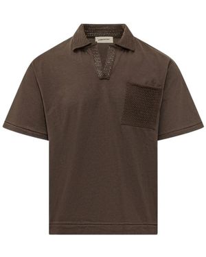 ATOMOFACTORY Polo Mc Jersey Crochet - Bruin