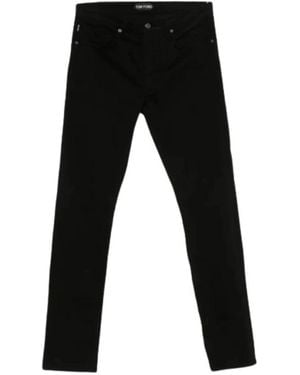Tom Ford Slim-Fit Broeken - Zwart