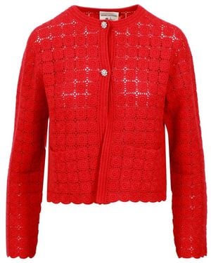 Semicouture Cardigans - Rood