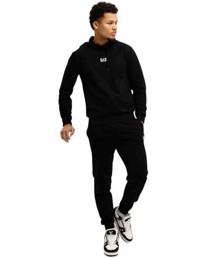 Emporio Armani Fitness ,Zwart ,Katoen 8Npv 64 Trainingspak