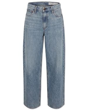 Rag & Bone Sofie Wide-Leg Jeans - Blau