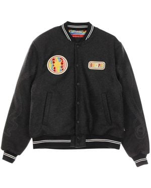 Octopus Bomber Jackets - Black