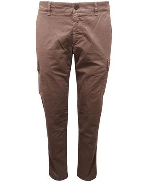Mason's Slim-Fit Trousers - Brown