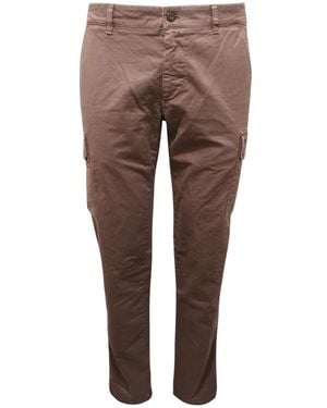 Mason's Slim-Fit Pants - Brown