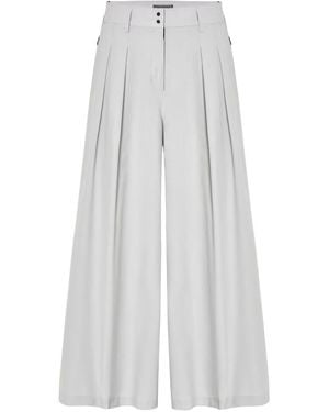 Herno Wide Pants - Gray