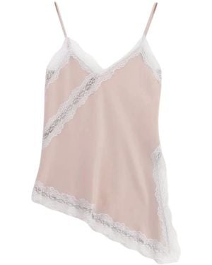 Imperial Sleeveless Tops - Pink