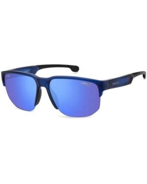 Carrera Blauwe Resin Zonnebril Voor Mannen