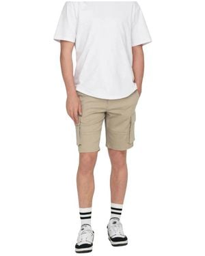 Only & Sons Onscam Stage Cargo Shorts Pk 6689 Noos - Wit