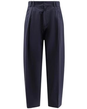 Studio Nicholson Broeken ,Blauw ,Katoen Line Pant