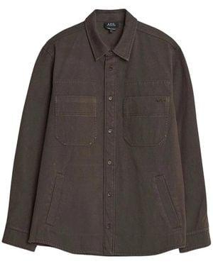A.P.C. Light Jackets - Marrone