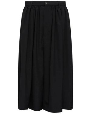 MM6 by Maison Margiela Midi Skirts - Black
