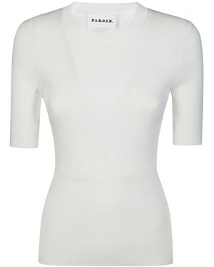 P.A.R.O.S.H. Round-Neck Knitwear - Gris