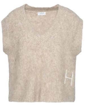 Hèst V-Neck Knitwear - Neutro