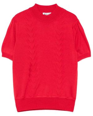 Bally Round-Neck Knitwear - Rood