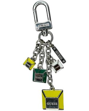 Guess Accessoires ,Veelkleurig ,Sleutelhanger - Wit