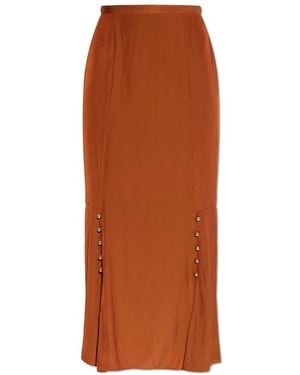 Lanvin Midi Skirts - Brown