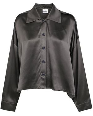 KHAITE Overhemden ,Groen ,Shirts - Zwart