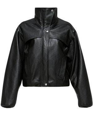 V S P Leather Jackets - Negro