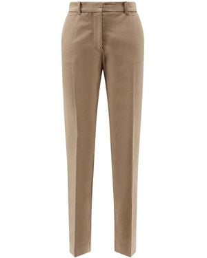 JOSEPH Broeken ,Katoen Slim-Fit Broeken - Naturel