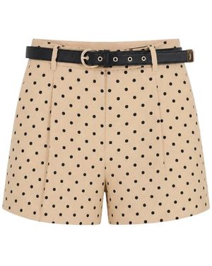 Max Mara Short Shorts - Natural