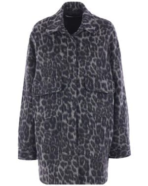 FEDERICA TOSI Single-Breasted Coats - Grijs