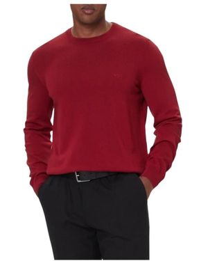 BOSS Round-Neck Knitwear - Red