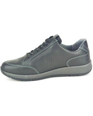 Waldläufer Schoenen ,Zwart ,Zwart Runner N.+Tiret - Grijs