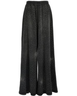 GIUSEPPE DI MORABITO Rhinestone Joggers - Schwarz