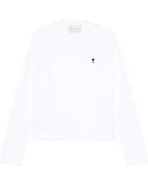 Ami Paris Sweatshirts - White