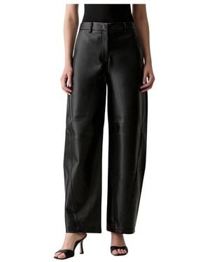 KARL LAGERFELD Wide Trousers - Negro