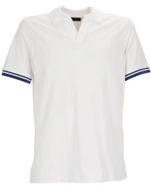 Fay Polo Shirts - Blanco