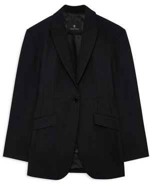 Anine Bing Jassen ,Zwart ,Wol Elga Blazer