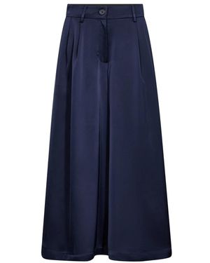 co'couture Broeken ,Zwart ,Polyester Safira Cc Skirt - Blauw